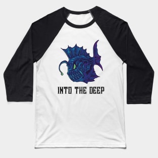 Into The Deep Anglerfish Baseball T-Shirt